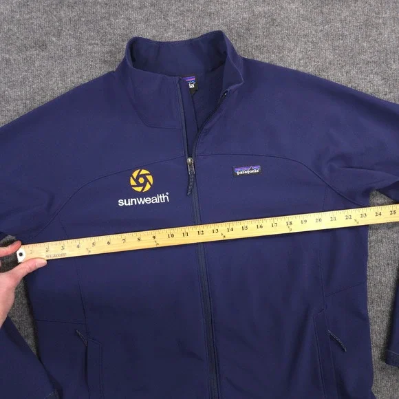 Patagonia Adze Jacket Womens XL Blue Wind Water Resistant Softshell Midweight - Picture 7 of 12